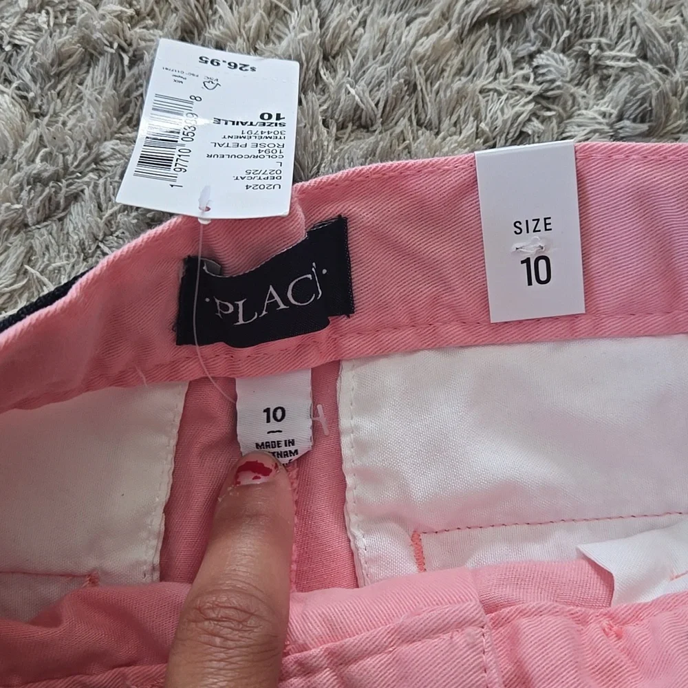 The Children's Place Pink Bermuda Shorts with Belt